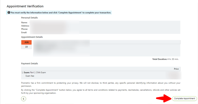 Các bước đăng ký thi CMA trên trang web prometric (1)
