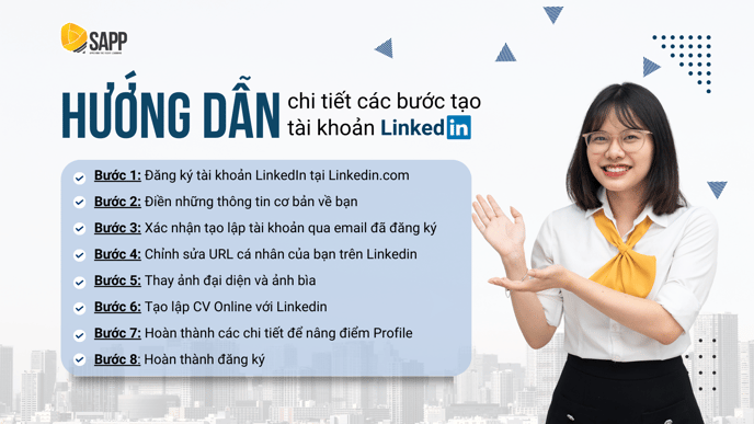 hướng dẫn tạo tài khoản Linkedin chuyên nghiệp