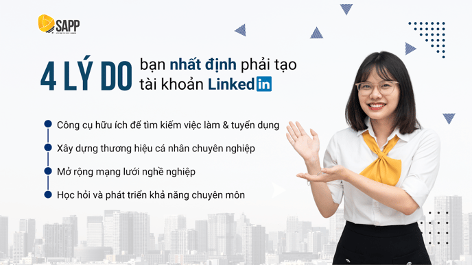 lý do nên tạo tài khoản LinkedIn